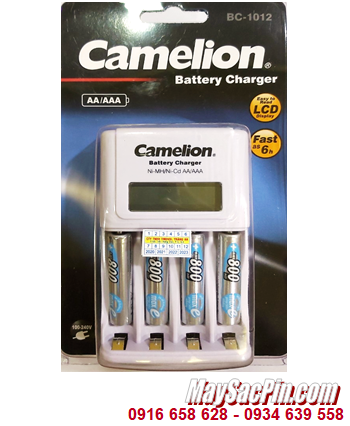 Camelion BC-1012; Bộ sạc pin AAA Camelion BC-1012 _kèm 4 pin sạc Ansman AAA800mAh 1.2v